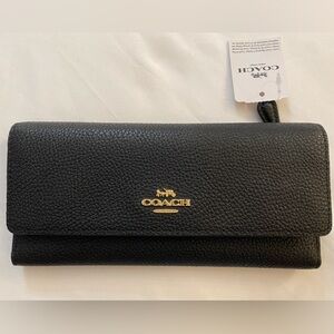 NWT Coach Leather Wallet